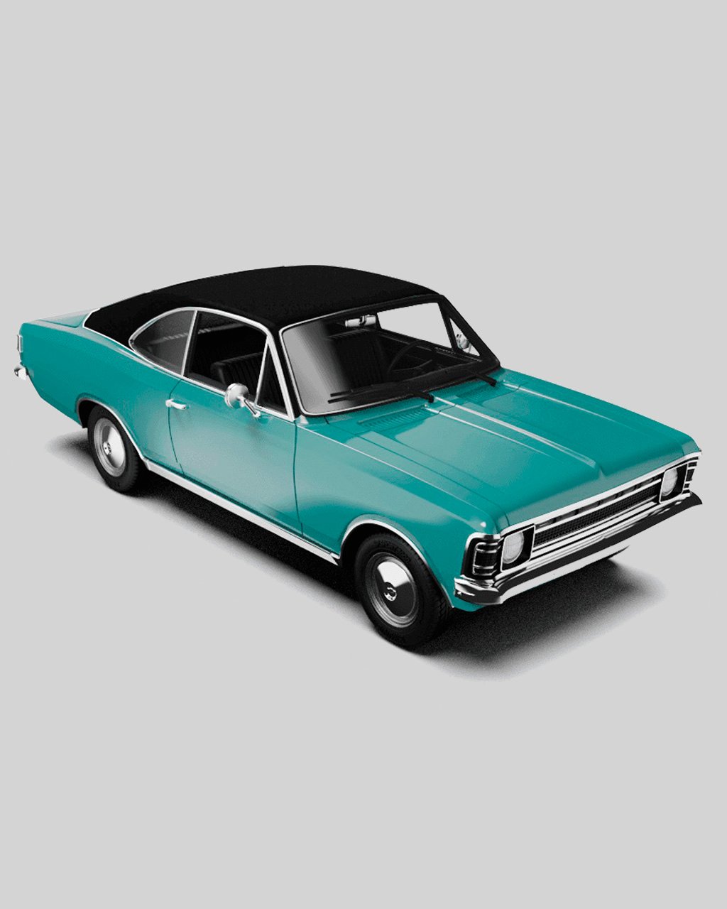 Opala_72_Azul_Vinil Pré-Venda Miniatura Opala 72 Escala 1:18 - Imagem 1